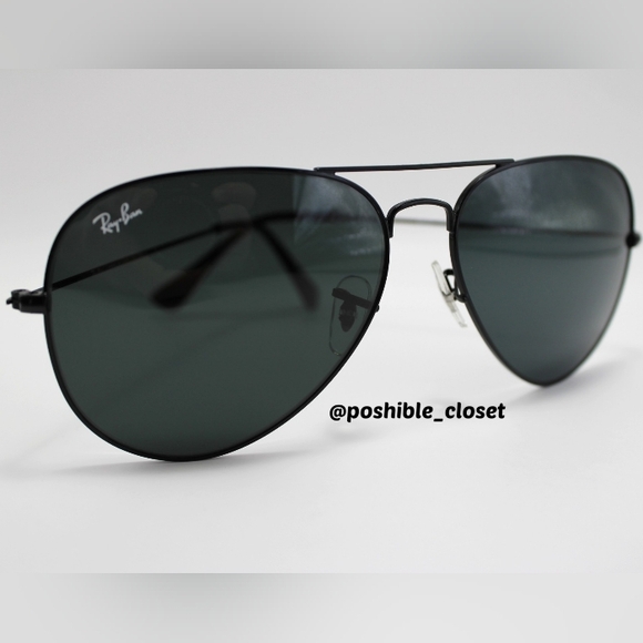 RayBan Model Display RB3025 Aviator All Black main image 14